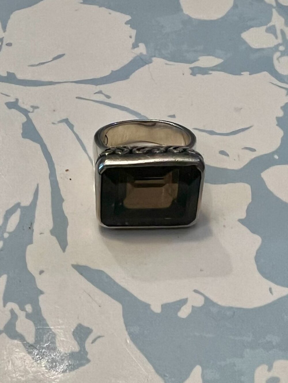 Brighton Smokey Quartz Ring size 7 "Rare Find"